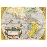 legendarte - cuadro lienzo impresion digital - mapa antiguo no 50 - decoracion pared cm 80x100