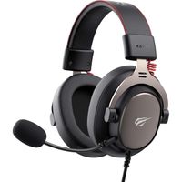 auriculares gaming havit h2015u cascos gamer con microfono desmontable cable jack 35mm y adaptador para pc auriculares de diadema para consola ps4 ps5 xbox y nintendo switch sonido estereo para