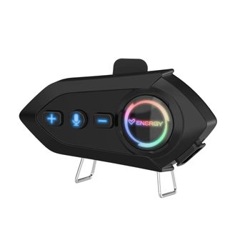 Energy sistem intercom ride intercomunicador para casco de moto - bluetooth 5.4 - gran capacidad de bateria - hasta 25 horas de uso - ipx6 - funcion intercom - color negro