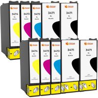 pccom essential epson 34xl cartucho tinta compatible negrocianmagentaamarillo pack de 10