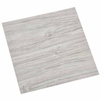 Tableros De Suelo Gris Y Madera 5,11 M² 55 Uds. Pvc Vidaxl