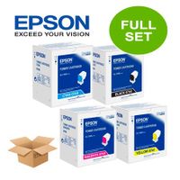 epson s050747s050750 full set original toners 4 pack