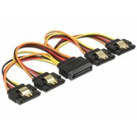cable delock 60156 sata 15 pines 4x sata 15 pines 015 m