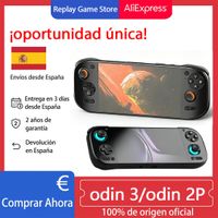 ayn odin 2 portal  consola de juegos portatil odin 3 pantalla hd de 7 pulgadas bateria de 8000 mah wi-fi y bluetooth reproductor de juegos retro de codigo abierto el regalo ideal para los