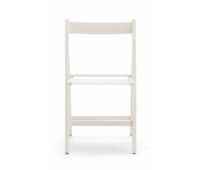 silla plegable libro lacada en blanco