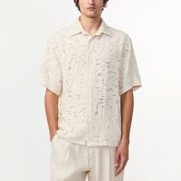 nn07 freddy fil-coupe woven shirt - l