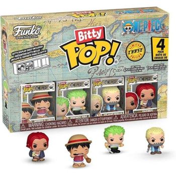 Set de mini figuras Funko Bitty Pop! One Piece 4-pack de vinilo