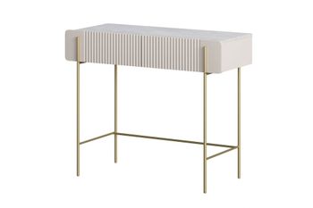 Consola de 2 cajones con patas de metal cachemir 100x85 cm
