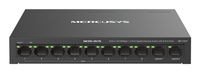 switch poe no gestionable mercusys ms110cp 10p 8xrj45 100mbps poe 2xgbps 65w 250m