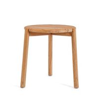 mesa auxiliar madera teca bazar bizar gilimanuk exterior 47x47x50 cm - natural