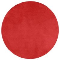 alfombra de pelo corto oviedo roja o 240 cm vidaxl