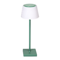 aigostar lampara de mesa inalambrica recargable usb lampara de escritorio tactil regulable 3 modos de color lampara de noche ip54 impermeable para interior y exterior dormitorio - verde