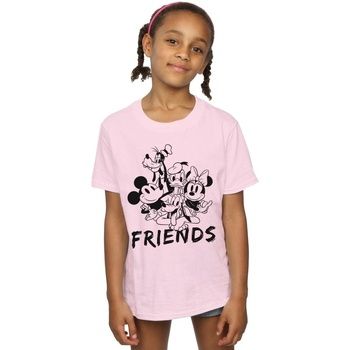 Disney Camiseta Mickey use And Friends para niña