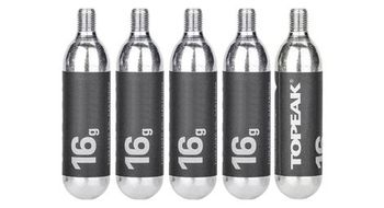 Cartucho de co2 roscado topeak pack 16g  5 unidades