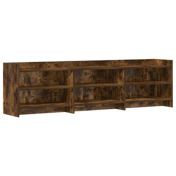 Mueble De Tv 168 X 33 X 47 Cm Roble Ahumado Vidaxl