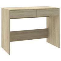 escritorio  mesa de trabajo de madera contrachapada roble sonoma 101x50x765 cm