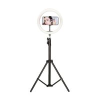 ksix kit studio live max anillo led con tripode suelo 160cm para smartphone
