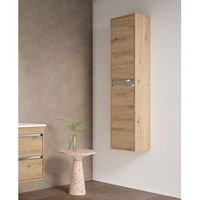 columna de bano slider 35x150x27 cm 2p roble moderno