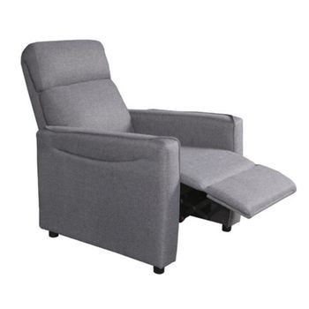 Butaca Relax Romy Reclinable | Gris | Mayor Confort Y Diseño Moderno | 72x100x85 Cm
