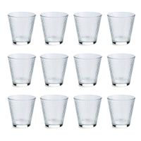 juego de 12 vasos bajos vidrio 25 cl