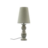 lampara de mesa de ceramica verde