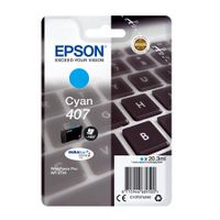 epson 407 t07u240 cyan original durabrite ultra ink cartridge