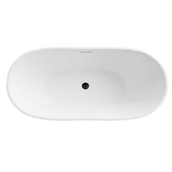 Bañera De Pie Rea Atena 170 Tapa Negra, White 170 X 73 X 71 Cm
