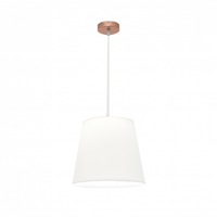 lampara colgante maldivas 1xe27 oro rosablanco reg35d de fabrilamp