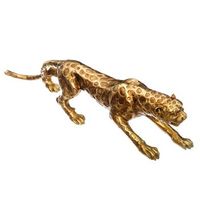 tema leopardo dorado l 79 cm