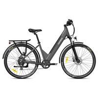 bicicleta electrica urbana fafrees f28 pro bateria extraible de 36 v y 145 ah control por aplicacion color gris