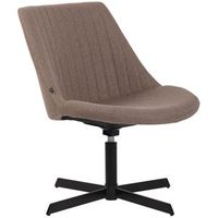 butaca granby tapizada en tela gris topo 71x63x79 cm clp