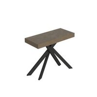 consola extensible 90x40300 cm saki gris paloma patas antracita