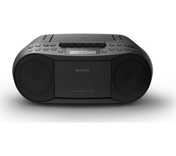 SONY CFD-S70 Boombox - Black, Black