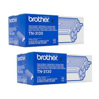 original multipack brother hl-5250d printer toner cartridges 2 pack -tn3130