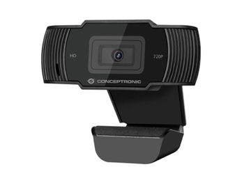 WEBCAM FHD CONCEPTRONIC AMDIS 720P USB 3.6MM 30 FPS ANGULO VISION 68Âº MICROFONO INTEGRADO