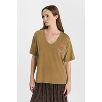 le temps des cerises camiseta camiseta rocosa para mujer