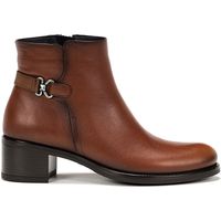 dorking botines d8966 cuero para mujer