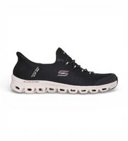 skechers para mujer 104557 zapatillas slip-ins glide step vibey negro 39 plano cordones casual