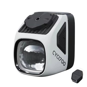 CYCLAMI 1700LM Faro delantero colgante de bicicleta con control remoto inalámbrico Impermeable Carga Tipo C Luz delanter