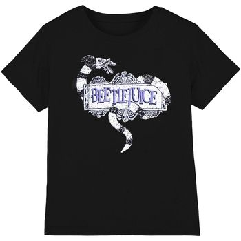 Beetlejuice Tops y Camisetas Snake Badge para mujer