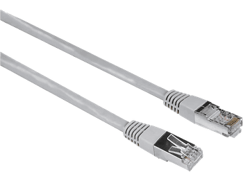 Cable de red - Hama RJ-45 CAT-5E STP, 1.5 metros, Gris