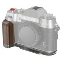 empunadura de madera en forma de l smallrig 4736 para fujifilm x-t50 color plata carbon
