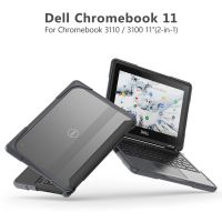 funda para portatil dell chromebook 116 pulgadas modelo 3100 3110 2 en 1 proteccion de cuerpo completo cubierta para portatil con orificios para disipador de calor pc  tpu