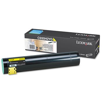 Lexmark C930H2YG Original Yellow High Yield Toner Cartridge
