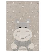 clown 2345 - alfombra infantil - dibujo hipopotamo