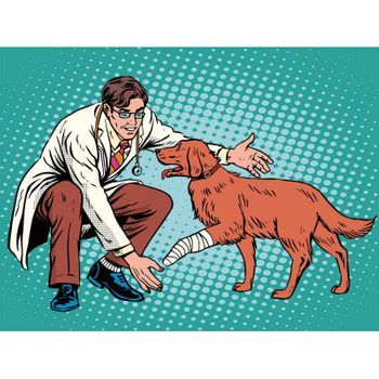 Fotomural Vinilo Doctor Y Perro 350 X 250 Cm