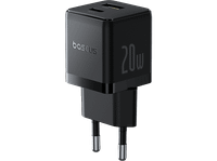 cargador de pared - baseus palm 20w usb y tipo-c kit con cable tipo-c 100 cm universal negro cluster