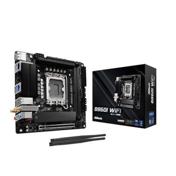 Placa Base ASRock B860I LGA1851 Mini-ITX B860I WiFi DDR5 M.2 WiFi 6E Ethernet 2.5Gb