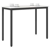 mesa 100 x 50 x 77 cm madera ingenierizada y acero
