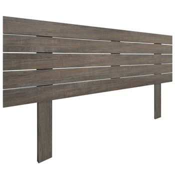 Cabecero De Madera Reciclada Dm Estilo Palet Horizontal Con Patas 150x115cm Camas 150 - Roble Amazonas